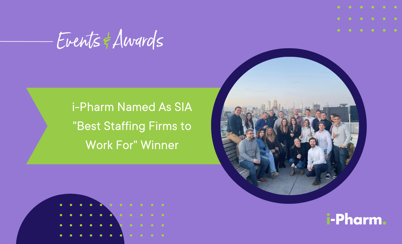 i-Pharm Named As SIA “Best Staffing Firms to Work For” Winner