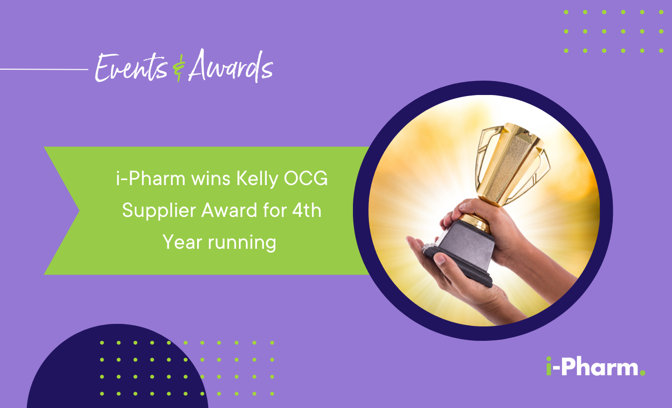 i-Pharm named Kelly OCG Supplier Award Winner