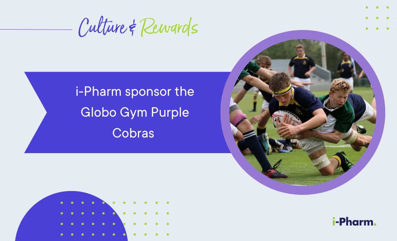 i-Pharm sponsor the Globo Gym Purple Cobras
