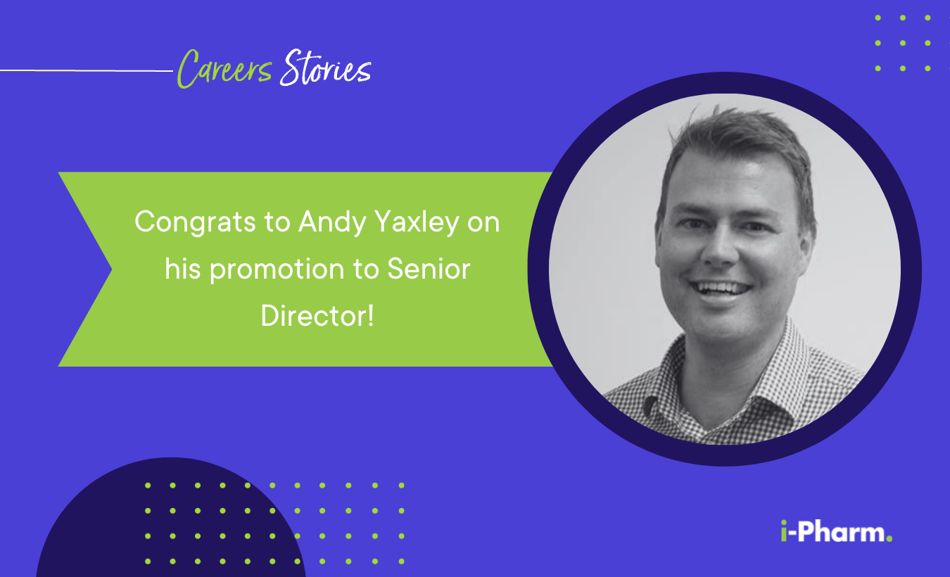 Andy Yaxley Promoted to Senior Director!