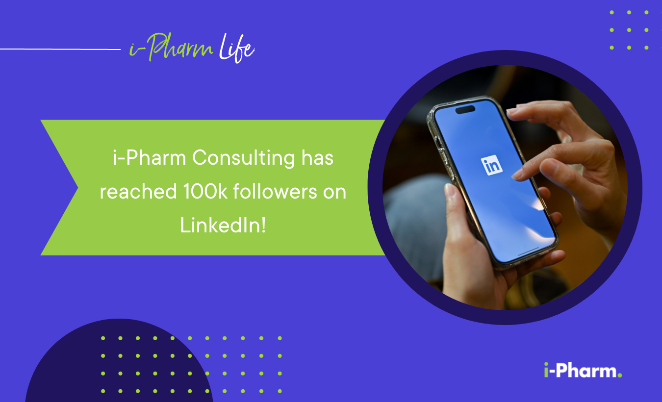 i-Pharm Reached 100k Followers on LinkedIn