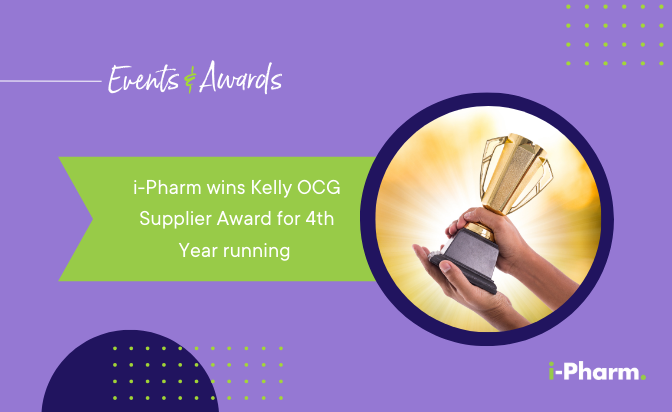 i-Pharm named Kelly OCG Supplier Award Winner