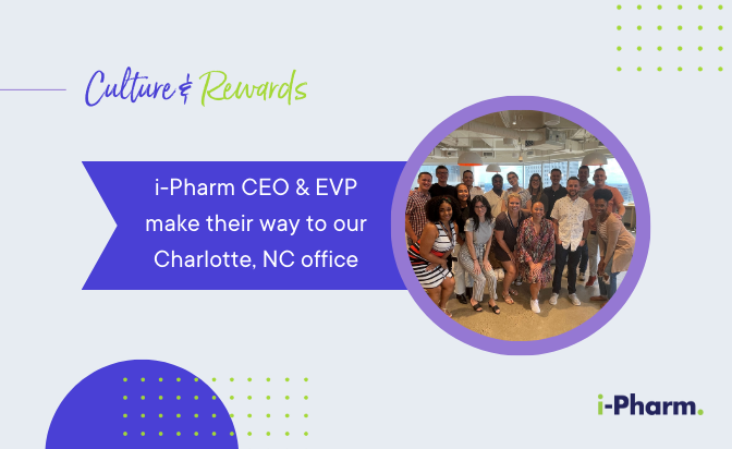 i-Pharm CEO & EVP Visit Our Charlotte, NC Office