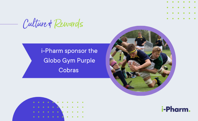 i-Pharm sponsor the Globo Gym Purple Cobras