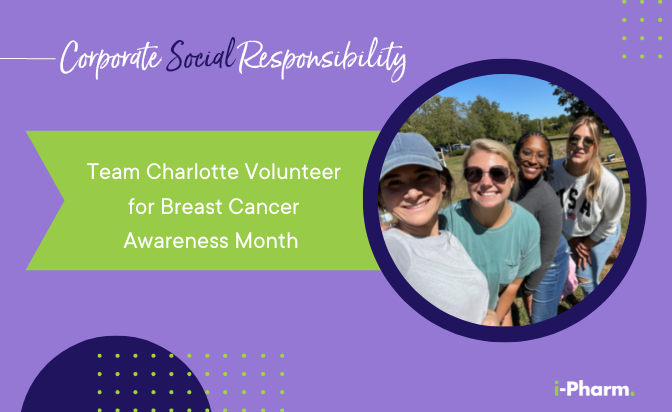 Team Charlotte Volunteer for Breast Cancer Awareness Month