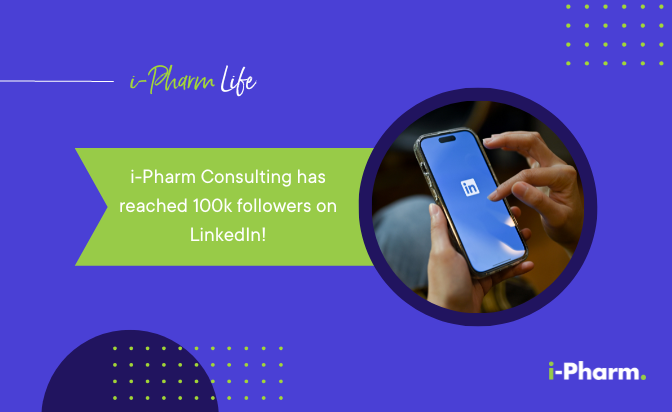 i-Pharm Reached 100k Followers on LinkedIn