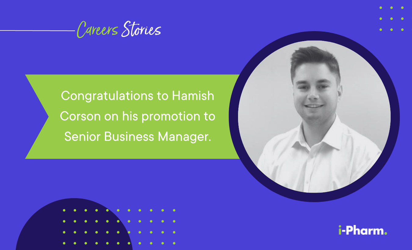 Hamish Corson Promoted to Senior Business Manager!
