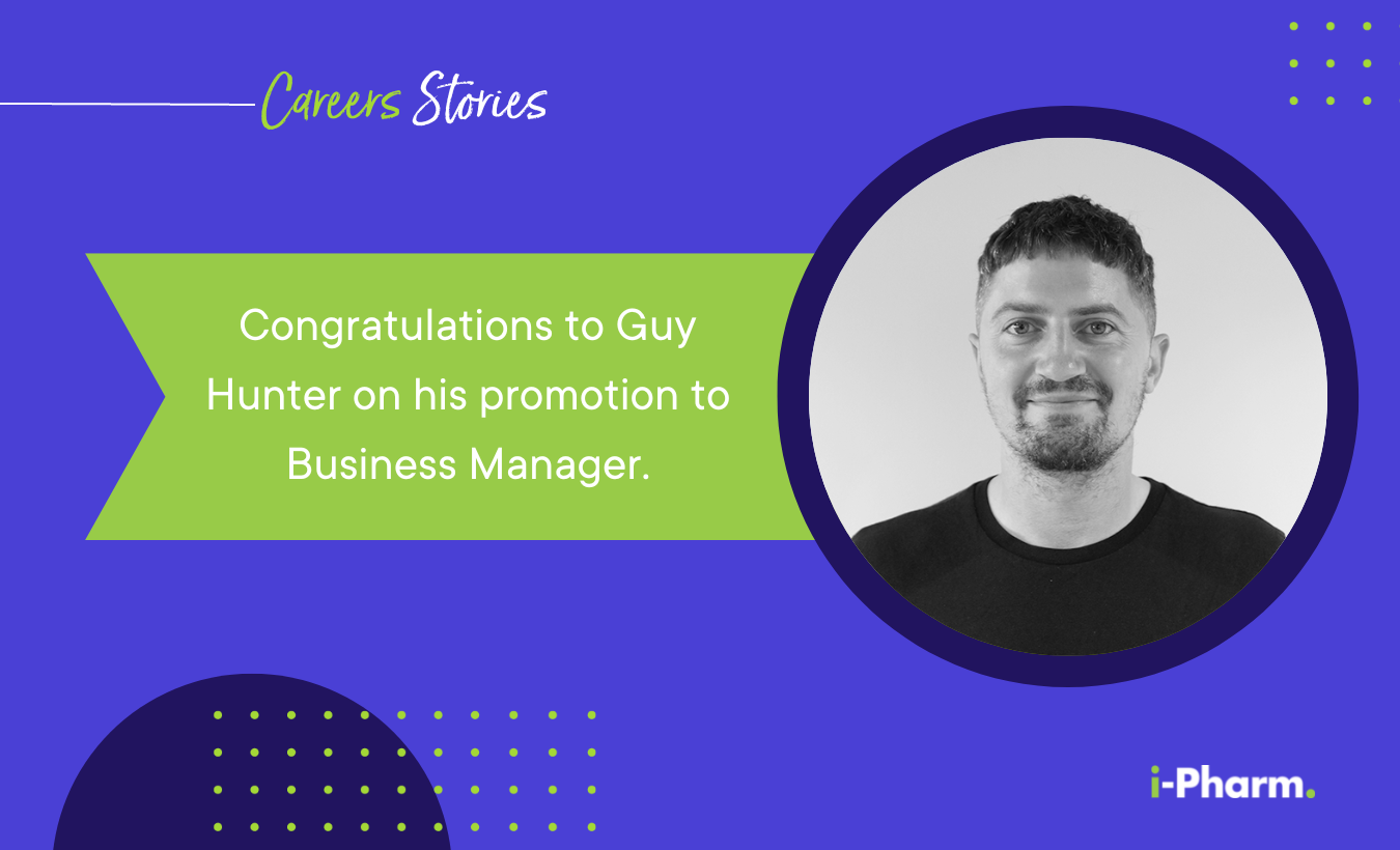 Guy Hunter Promoted to Business Manager!