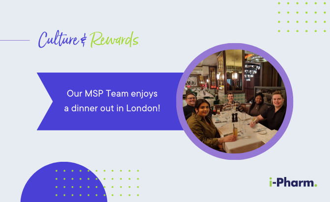 Team MSP enjoy a well-deserved night out!